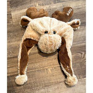 Alaska moose hat kids new super soft no tags